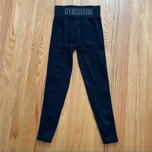 Gymshark Flex High Waisted Leggings Black / Charcoal - Picture 5 of 7